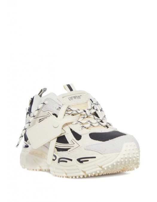 Sneakers OFF WHITE, Be Right Back Sneakers, Black and White - OMIA295F25LEA0010310