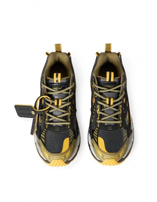 Sneakers OFF WHITE, Be Right Back Sneakers, Black and Yellow - OMIA295S26FAB0021016