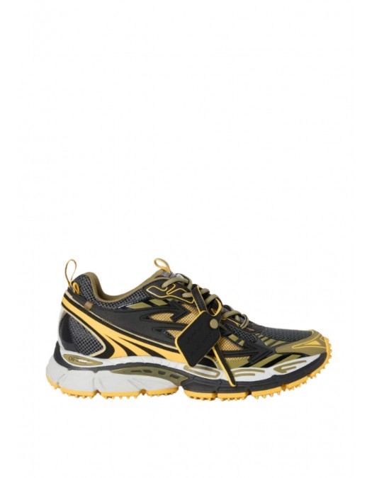 Sneakers OFF WHITE, Be Right Back Sneakers, Black and Yellow - OMIA295S26FAB0021016