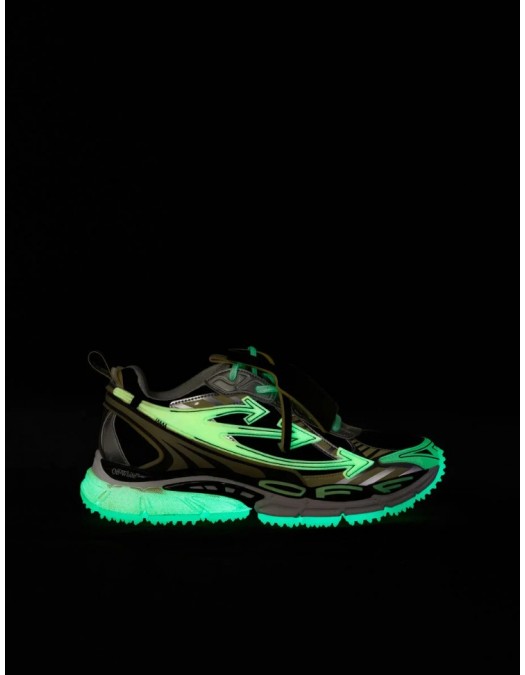 Sneakers OFF WHITE, Be Right Back Glow-In-The-Dark Sneakers - OMIA295S26FAB0031087
