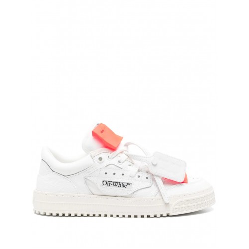 Sneakers OFF WHITE, 3.0 Off Court, Low Top, Orange Details, Men, Arctic White Sneakers OFF WHITE, 3.0 Off Court, Low Top, Orange Details, Men, Arctic White
