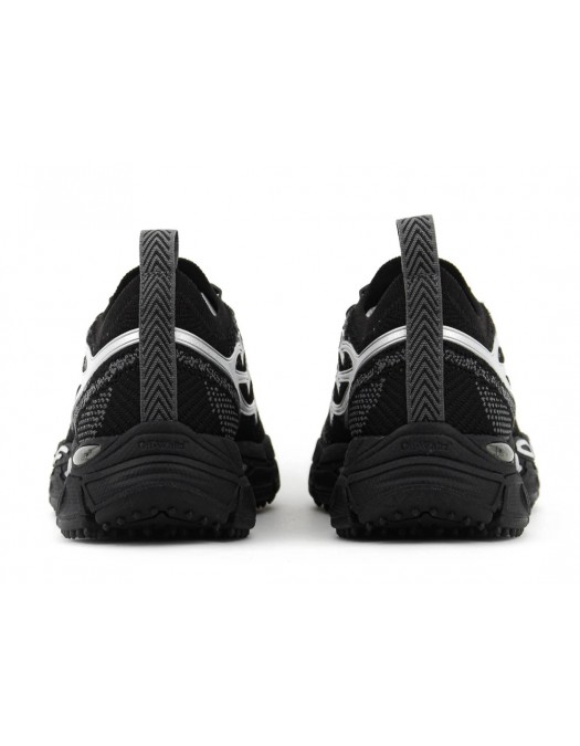 Sneakers OFF WHITE, BE RIGHT BACK BLACK/SILVER KNITTED - OMIA2AOS26FAB0011072