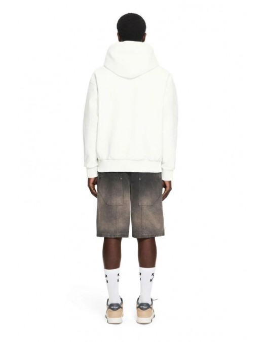 Hanorac OFF WHITE, Royal Team Embroidery Zip Hoodie, White - OMJA13RS26LEA00310