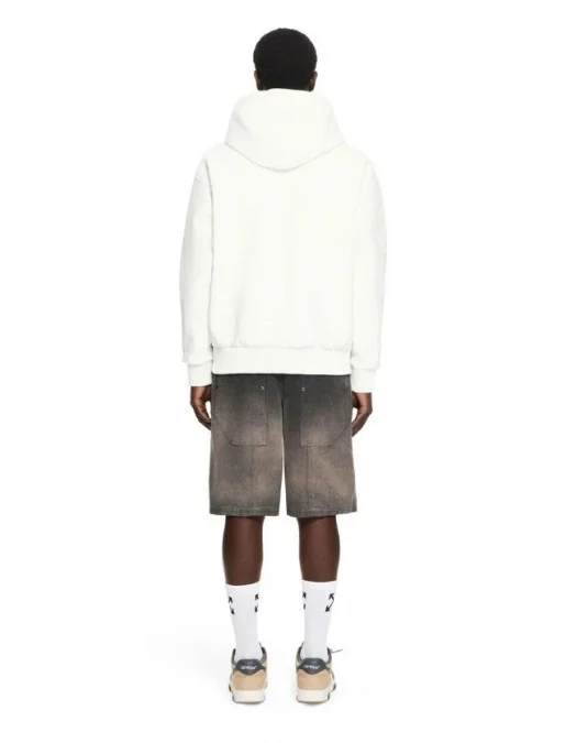 Hanorac OFF WHITE, Royal Team Embroidery Zip Hoodie, White - OMJA13RS26LEA00310