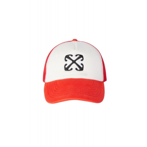 SAPCA OFF-WHITE, Brick Red Arrow Trucker Hat, Rosu