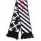 ESARFA OFF WHITE Arrows motif, BLACKWHITE
