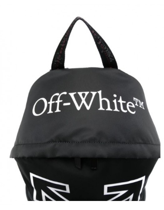 Rucsac OFF WHITE, Heritage backpack Black - OMNB126C99FAB0011001