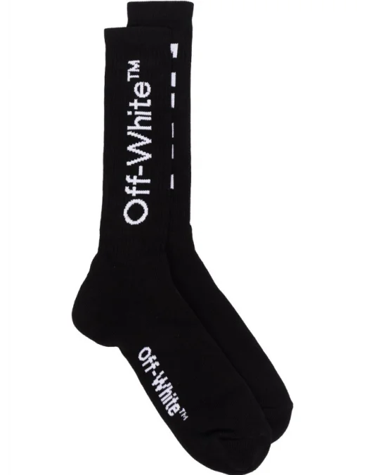 Sosete Off White, Insertie alba, OMRA001C99KNI0011001
