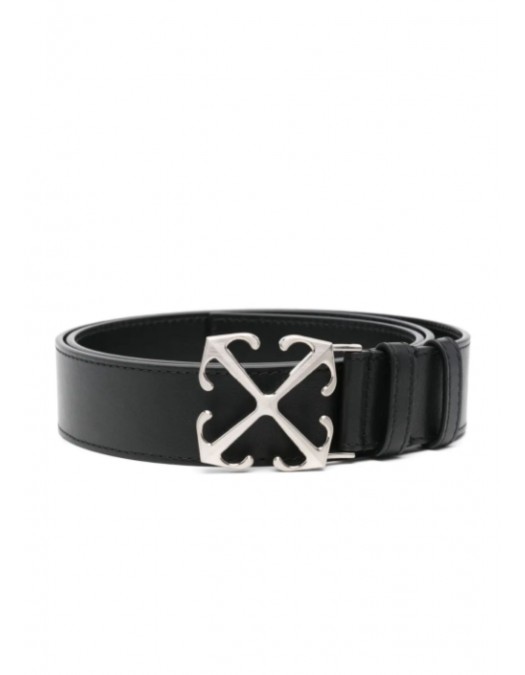 Curea OFF WHITE, Arrow leather belt - OMRB14GS26LEA0031016