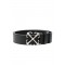 Curea OFF WHITE, Arrow leather belt