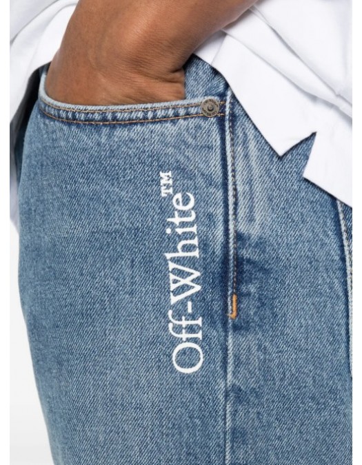 Jeans OFF WHITE, Half Arrow tapered jeans - OMYA175S26DEN00240