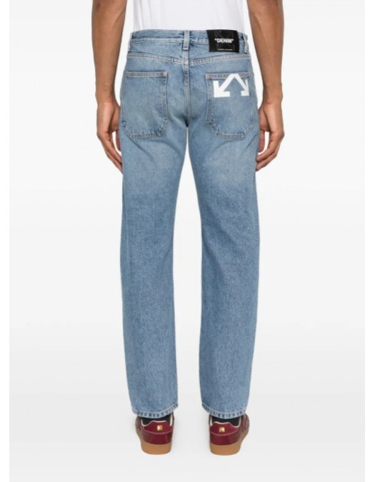 Jeans OFF WHITE, Half Arrow tapered jeans - OMYA175S26DEN00240