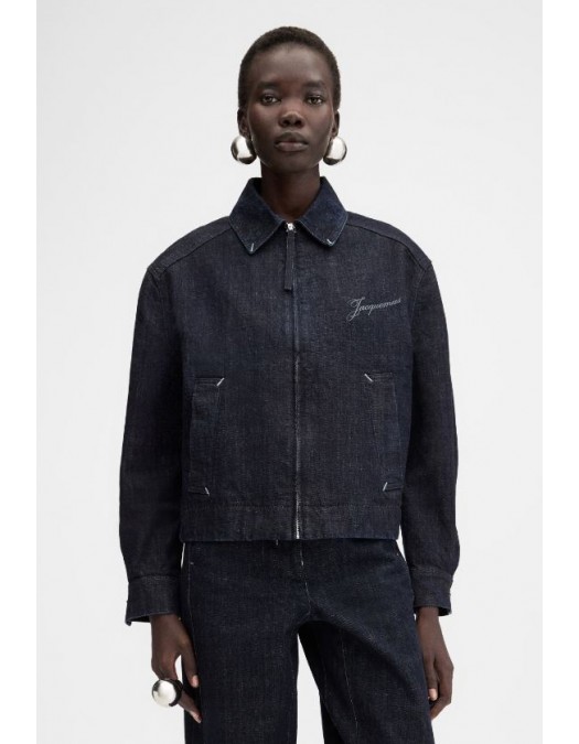JACHETA JACQUEMUS, The Canevas de-Nîmes denim jacket - OUW00100AD00036390F