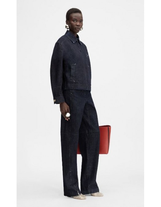 JACHETA JACQUEMUS, The Canevas de-Nîmes denim jacket - OUW00100AD00036390F