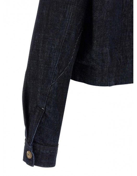 JACHETA JACQUEMUS, The Canevas de-Nîmes denim jacket - OUW00100AD00036390F