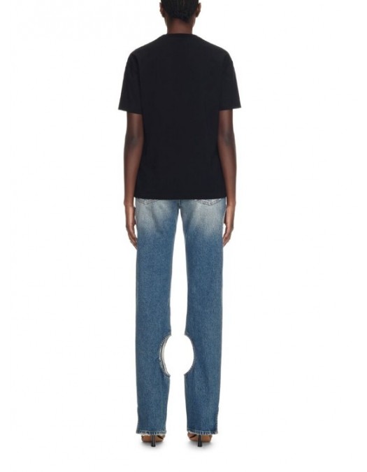 Tricou OFF WHITE with Off-White logo print, Regular - OWAA089C99JER0031001