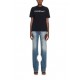Tricou OFF WHITE with Off-White logo print, Regular - OWAA089C99JER0031001