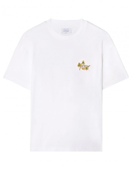 Tricou OFF WHITE, Motiv Floral - OWAA089F24JER0010184