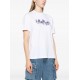 Tricou OFF WHITE, Blue Flowers, White - OWAA089F24JER0030184