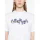 Tricou OFF WHITE, Blue Flowers, White - OWAA089F24JER0030184