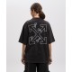 Tricou OFF WHITE,  Scissor Print, Logo, Women, Grey - OWAA134S25JER0020701