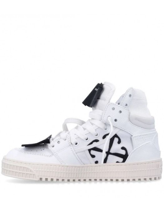 Sneakers OFF WHITE, Off Court 3.0 High Top White, Tag Negru FOR HER - OWIA112C99LEA0050110