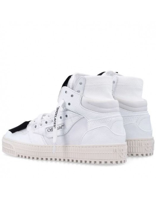 Sneakers OFF WHITE, Off Court 3.0 High Top White, Tag Negru FOR HER - OWIA112C99LEA0050110