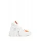 Sneakers OFF WHITE, 3.0 Off Court, Women, Orange Details, Arctic White - OWIA112C99LEA0050120