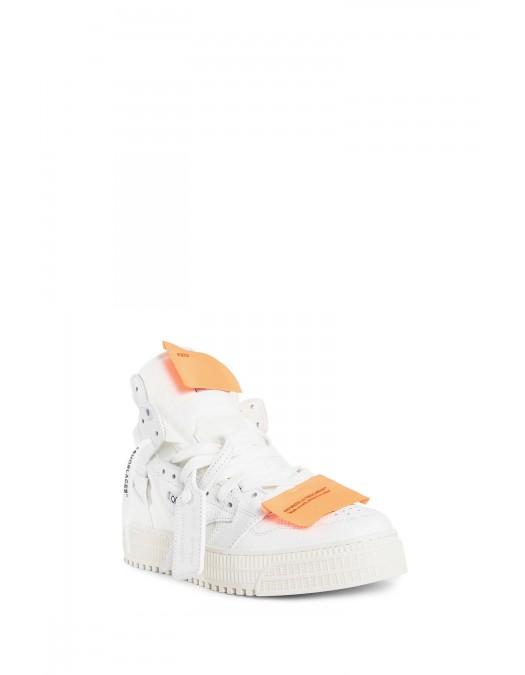 Sneakers OFF WHITE, 3.0 Off Court, Women, Orange Details, Arctic White - OWIA112C99LEA0050120