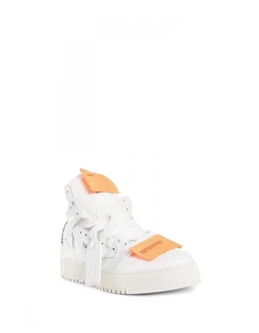 Sneakers OFF WHITE, 3.0 Off Court, Women, Orange Details, Arctic White - OWIA112C99LEA0050120