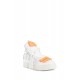 Sneakers OFF WHITE, 3.0 Off Court, Women, Orange Details, Arctic White - OWIA112C99LEA0050120