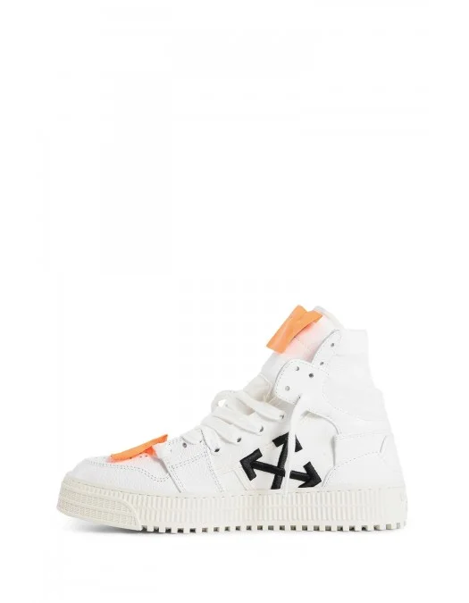 Sneakers OFF WHITE, 3.0 Off Court, Women, Orange Details, Arctic White - OWIA112C99LEA0050120