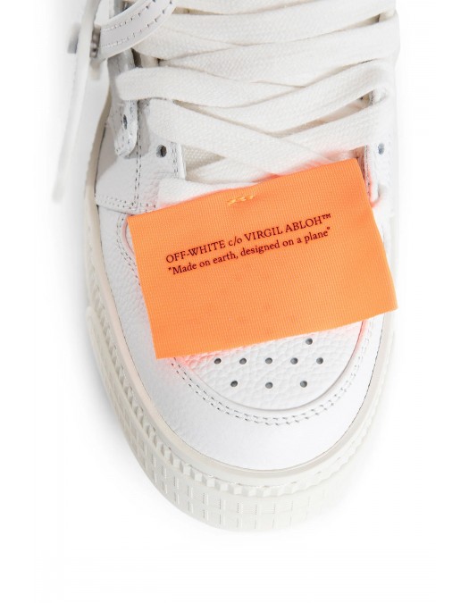 Sneakers OFF WHITE, 3.0 Off Court, Women, Orange Details, Arctic White - OWIA112C99LEA0050120