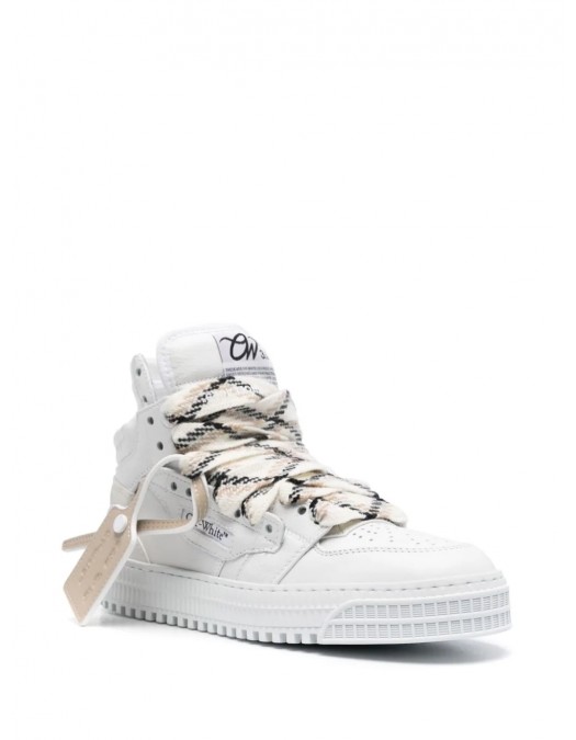 SNEAKERS OFF WHITE, 3.0 Off Court, White, Zigzag Details, Women - OWIA112F24LEA0020101