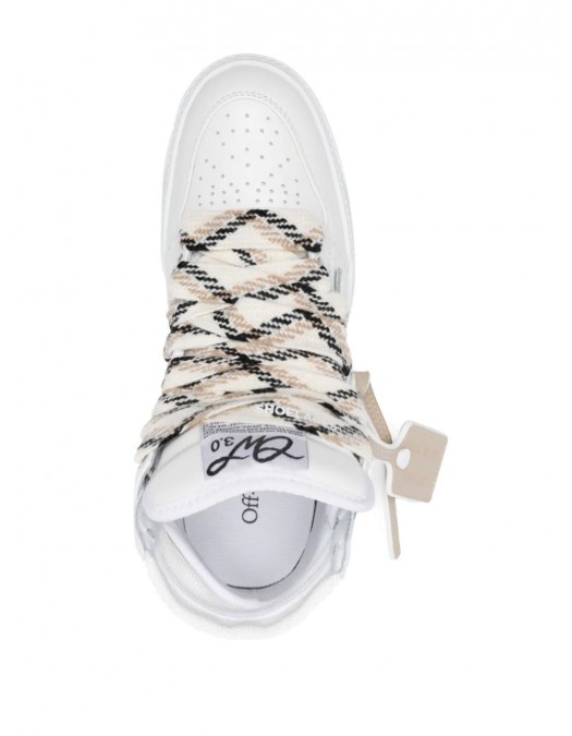 SNEAKERS OFF WHITE, 3.0 Off Court, White, Zigzag Details, Women - OWIA112F24LEA0020101