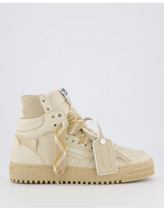 SNEAKERS OFF WHITE, 3.0 Off Court, Beige, Mustard Yellow Insert, Women - OWIA112F24LEA0026161