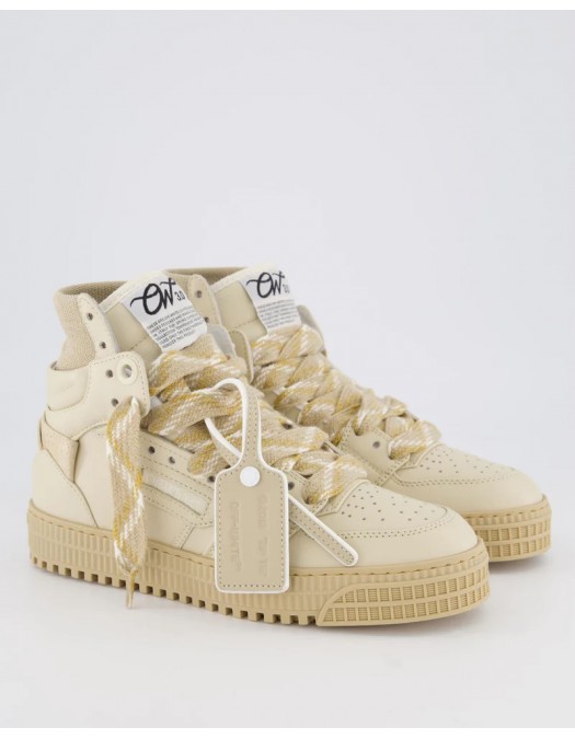 SNEAKERS OFF WHITE, 3.0 Off Court, Beige, Mustard Yellow Insert, Women - OWIA112F24LEA0026161