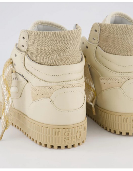 SNEAKERS OFF WHITE, 3.0 Off Court, Beige, Mustard Yellow Insert, Women - OWIA112F24LEA0026161