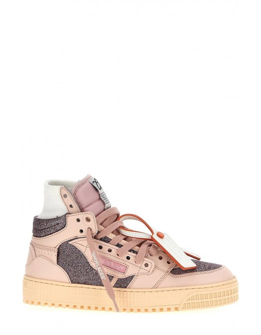 SNEAKERS OFF WHITE, 3.0 Off Court, Pink Glitter, Women - OWIA112F24LEA0043131