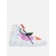 SNEAKERS OFF WHITE  Court, White Pink - OWIA112S22LEA0010132