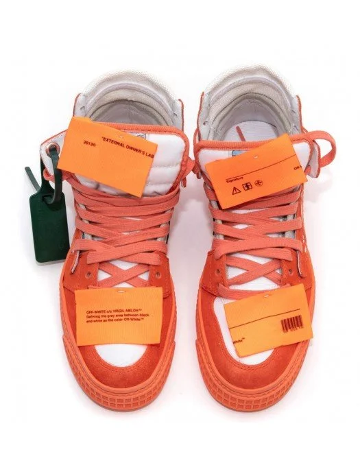 SNEAKERS OFF WHITE  Court, OFF-COURT 3.0, Orange - OWIA112S23LEA0030126