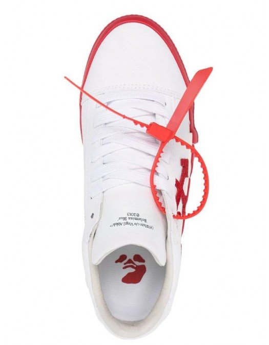 Sneakers OFF WHITE, Alb cu dungi rosii - OWIA178R21FAB0010125