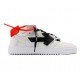 Sneakers Off White, Sageti negre, Cream - OWIA181R21LEA0010110