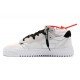 Sneakers Off White, Sageti negre, Cream - OWIA181R21LEA0010110