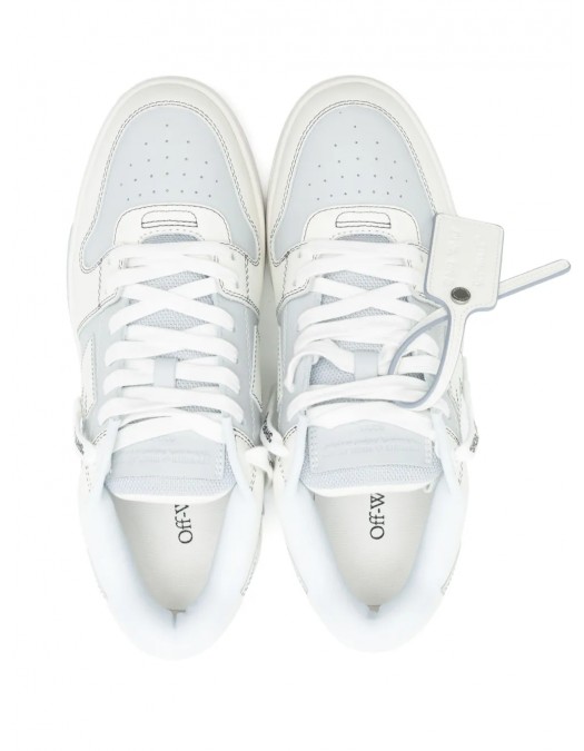 Sneakers OFF WHITE, Out Of Office, Grey Leather, White - OWIA259C99LEA0144001