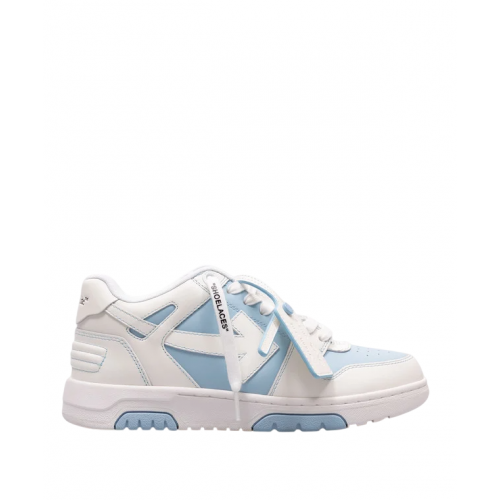 Sneakers OFF WHITE, Out Of Office, Blue Leather, White Sneakers OFF WHITE, Out Of Office, Blue Leather, White