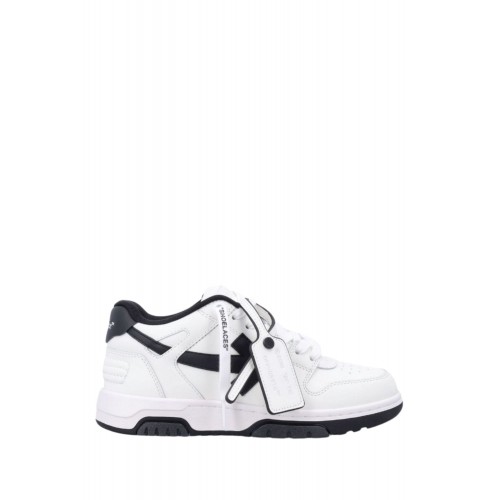 Sneakers OFF WHITE, Out of Office, Black Arrow logo, Piele, Alb Sneakers OFF WHITE, Out of Office, Black Arrow logo, Piele, Alb