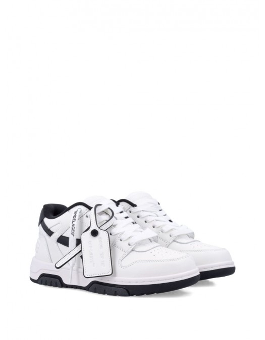 Sneakers OFF WHITE, Out of Office, Black Arrow logo, Piele, Alb - OWIA259C99LEA0180110