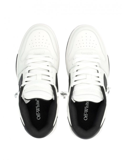 Sneakers OFF WHITE, Out of Office, Black Arrow logo, Piele, Alb - OWIA259C99LEA0180110