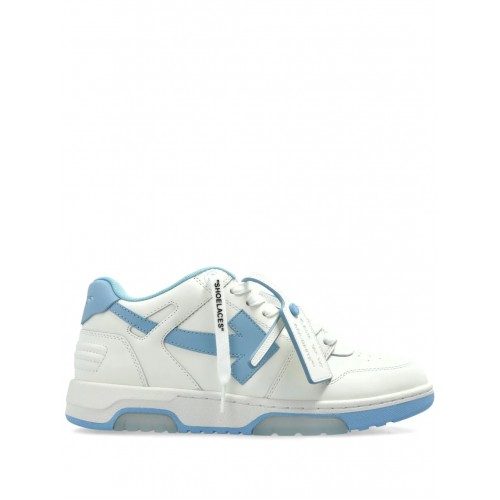 Sneakers OFF WHITE, Out Of Office, Baby Blue Leather, White Sneakers OFF WHITE, Out Of Office, Baby Blue Leather, White